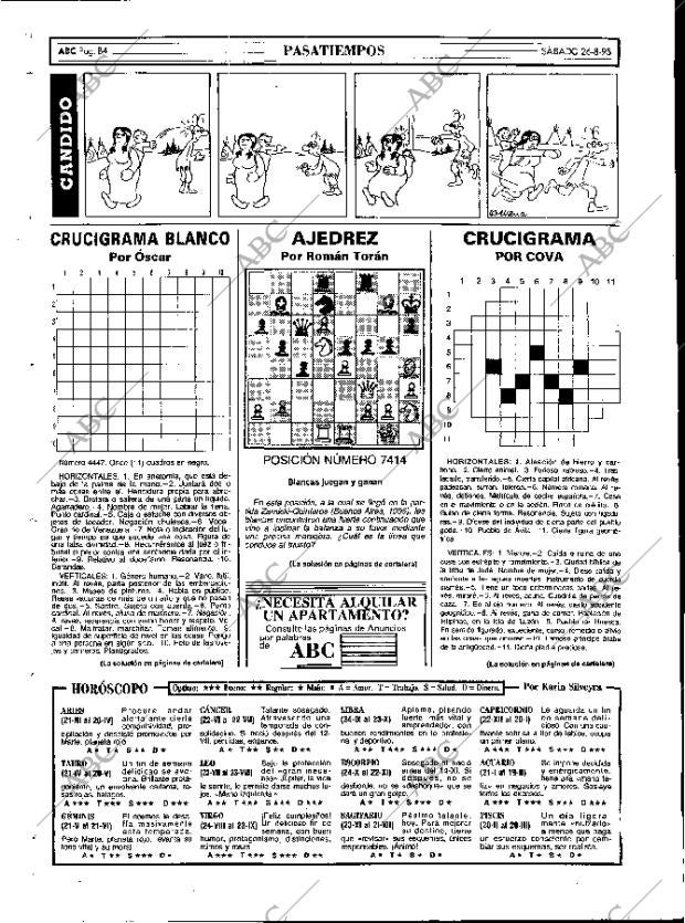 ABC MADRID 26-08-1995 página 84