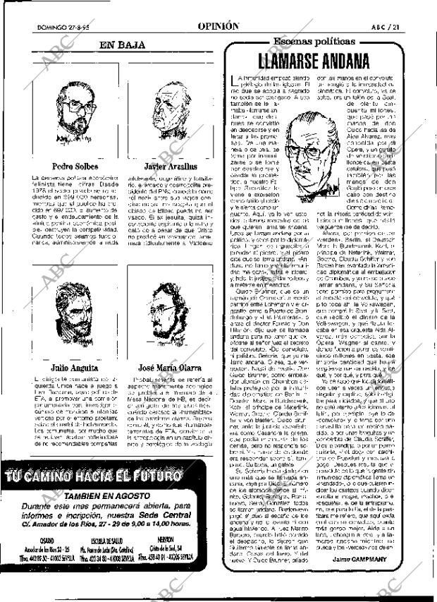 ABC SEVILLA 27-08-1995 página 21