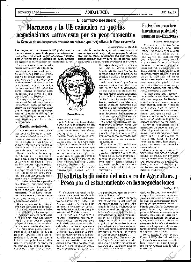 ABC SEVILLA 27-08-1995 página 35