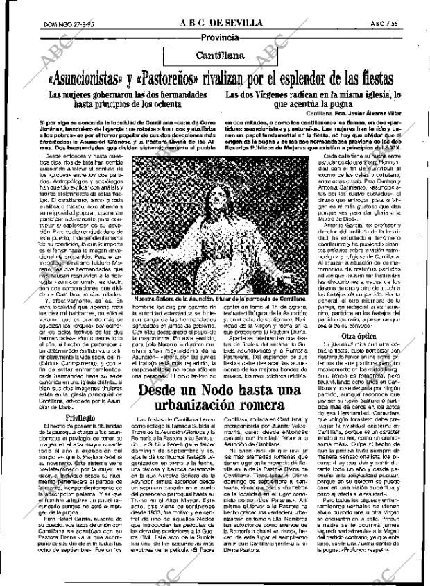 ABC SEVILLA 27-08-1995 página 55