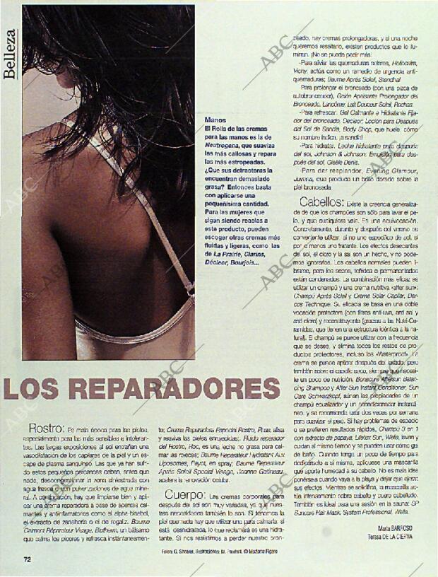 BLANCO Y NEGRO MADRID 27-08-1995 página 72