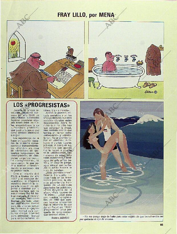 BLANCO Y NEGRO MADRID 27-08-1995 página 85