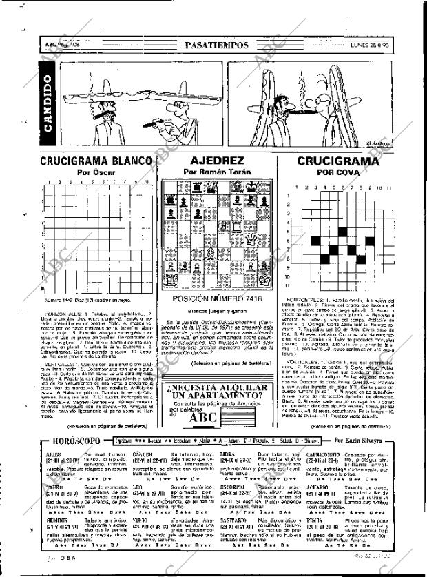 ABC MADRID 28-08-1995 página 108