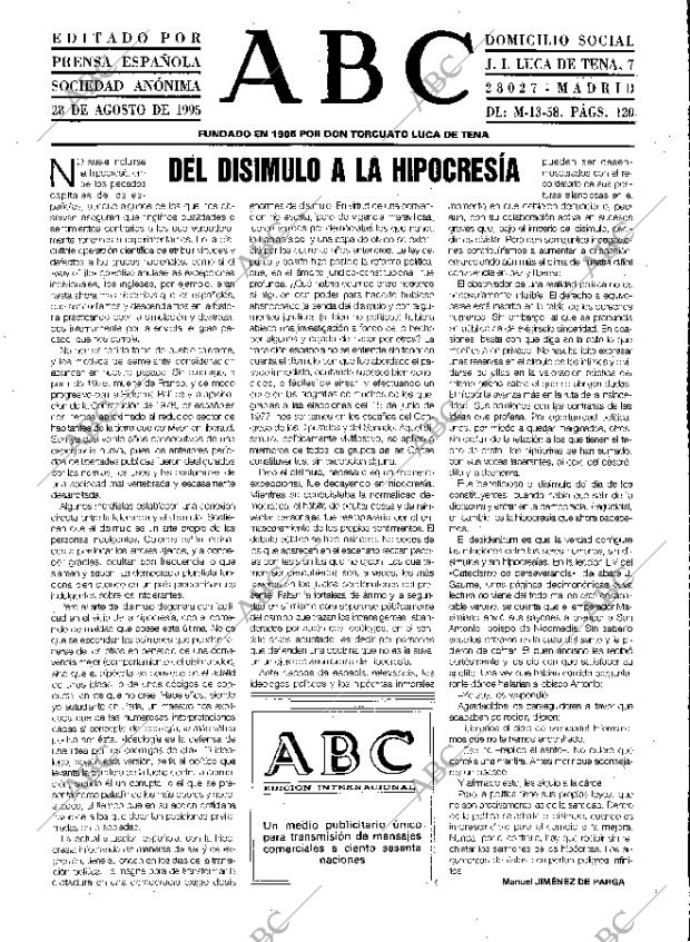 ABC MADRID 28-08-1995 página 3