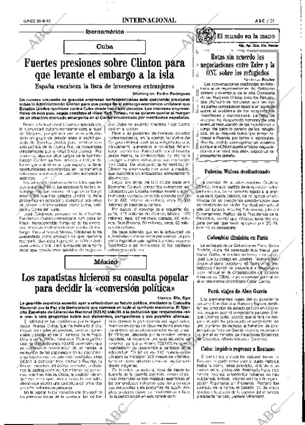 ABC MADRID 28-08-1995 página 31