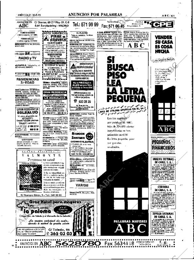 ABC MADRID 30-08-1995 página 101
