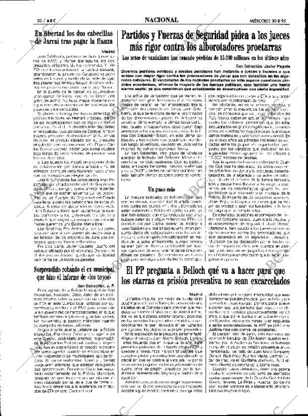 ABC MADRID 30-08-1995 página 20