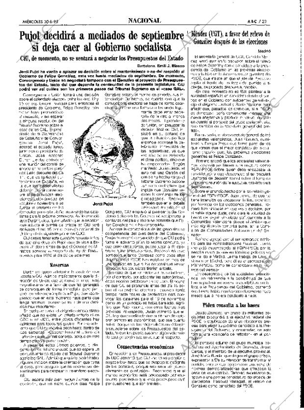 ABC MADRID 30-08-1995 página 23