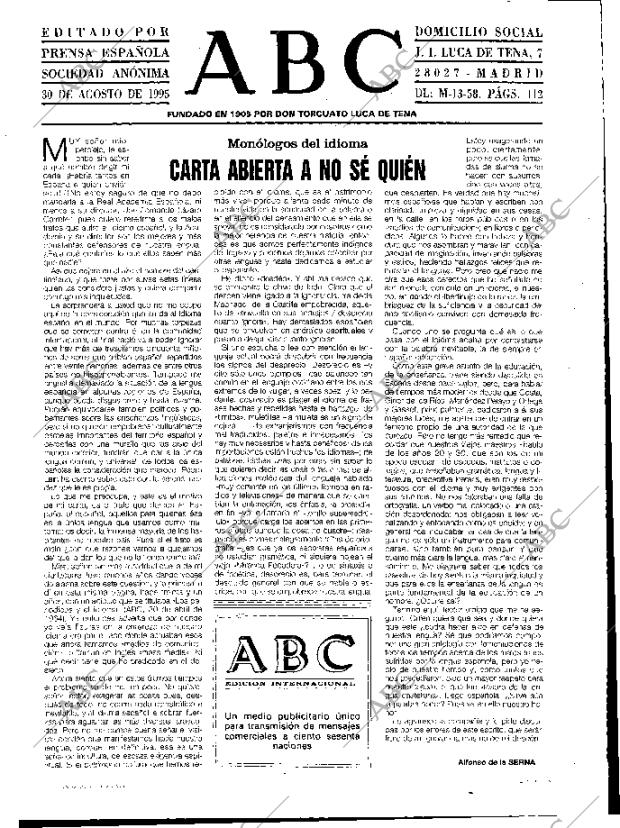 ABC MADRID 30-08-1995 página 3