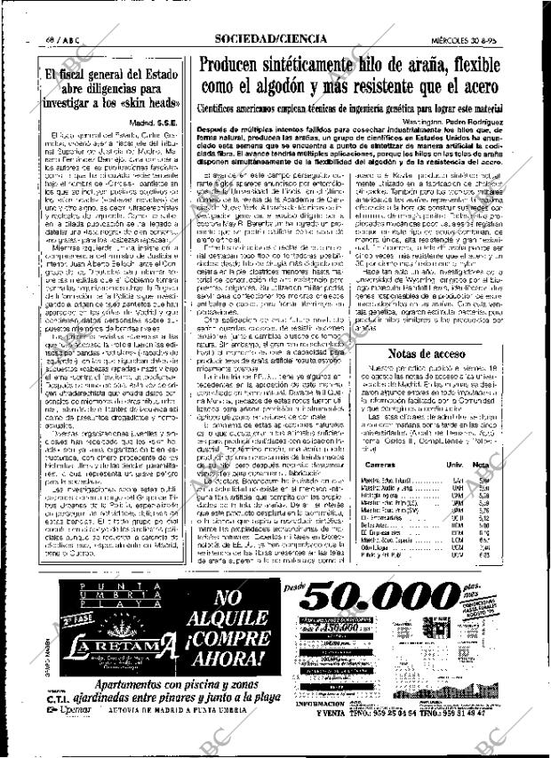 ABC MADRID 30-08-1995 página 68