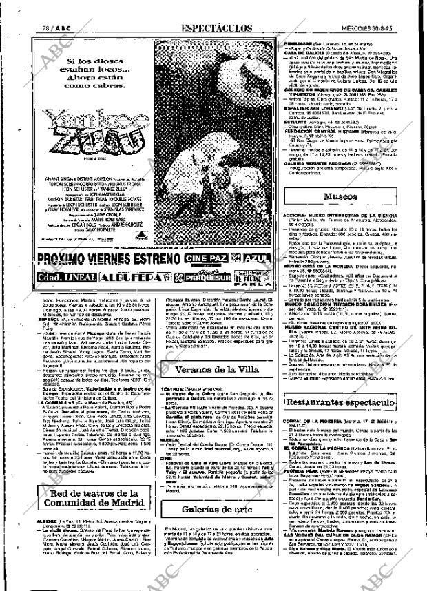 ABC MADRID 30-08-1995 página 78