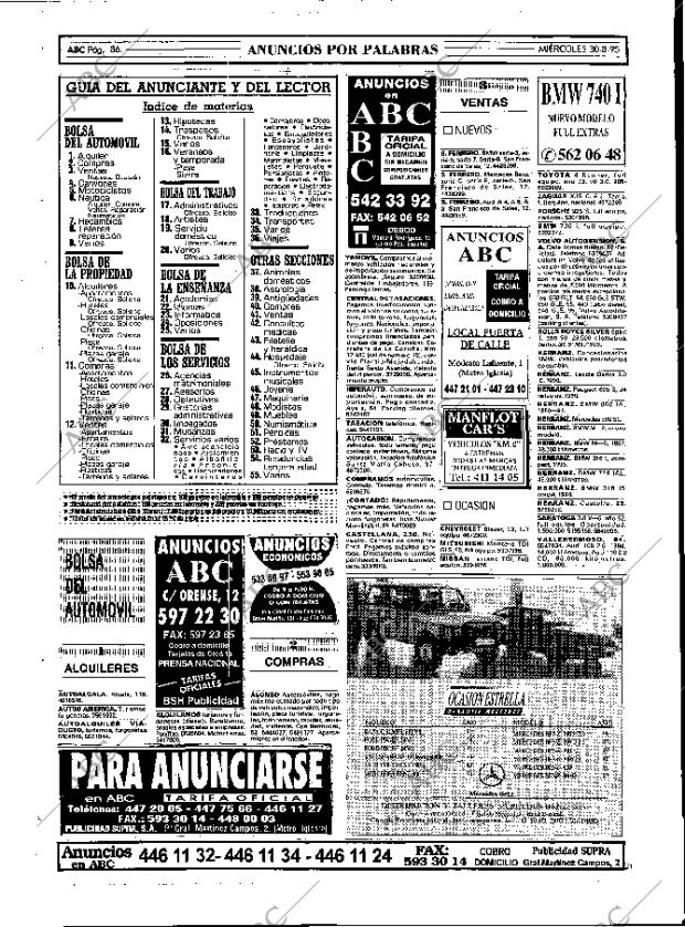 ABC MADRID 30-08-1995 página 86