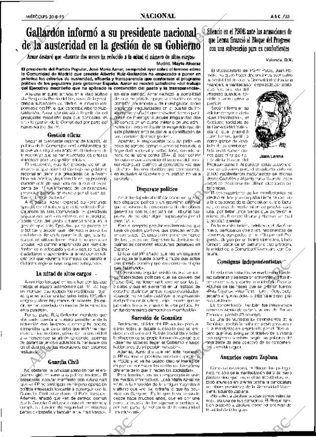 ABC SEVILLA 30-08-1995 página 23