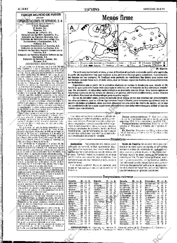 ABC SEVILLA 30-08-1995 página 40