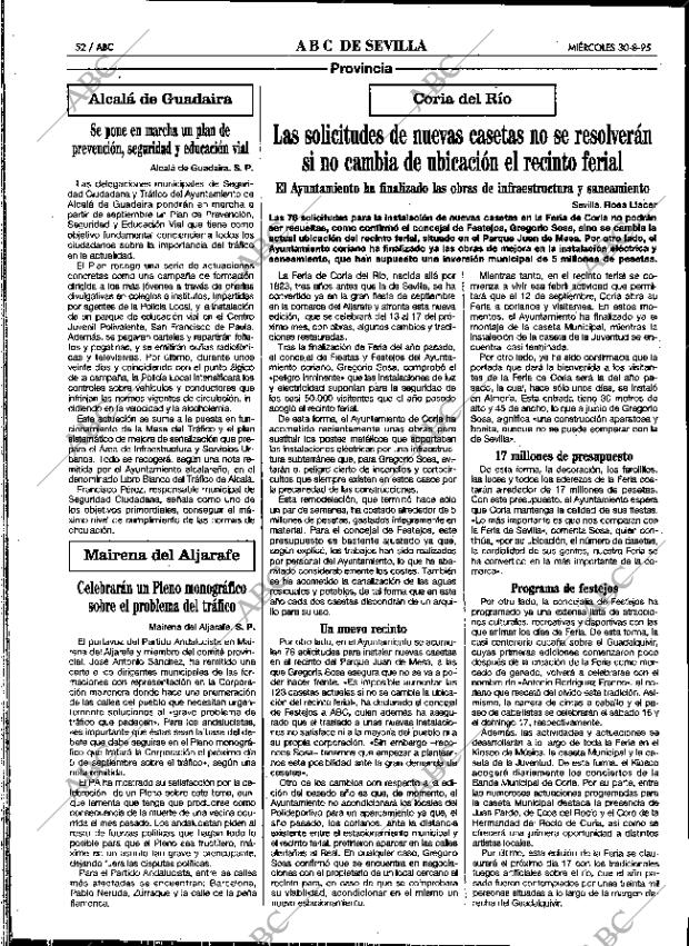 ABC SEVILLA 30-08-1995 página 52