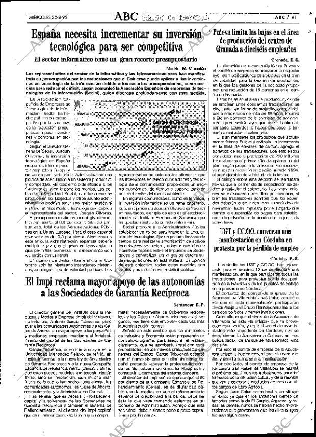 ABC SEVILLA 30-08-1995 página 61