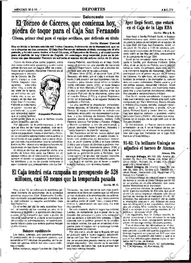 ABC SEVILLA 30-08-1995 página 75