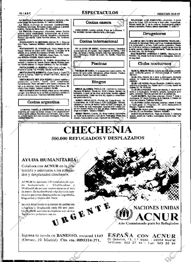 ABC SEVILLA 30-08-1995 página 78
