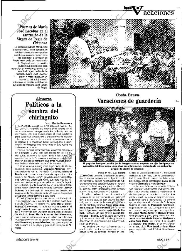 ABC SEVILLA 30-08-1995 página 89