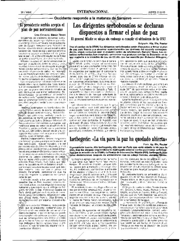 ABC MADRID 31-08-1995 página 28