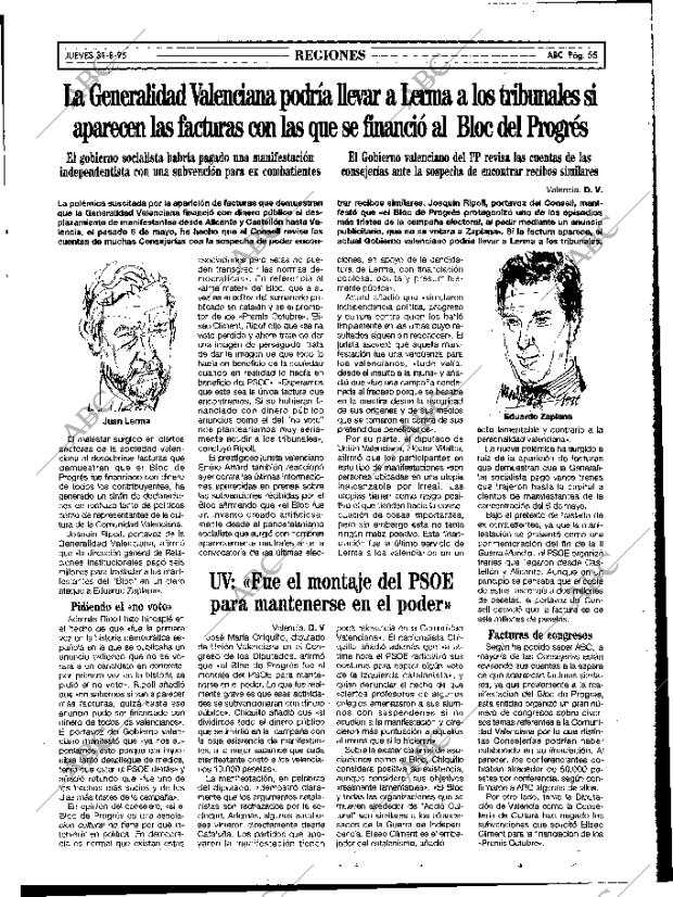 ABC MADRID 31-08-1995 página 55