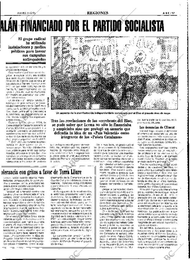 ABC MADRID 31-08-1995 página 57