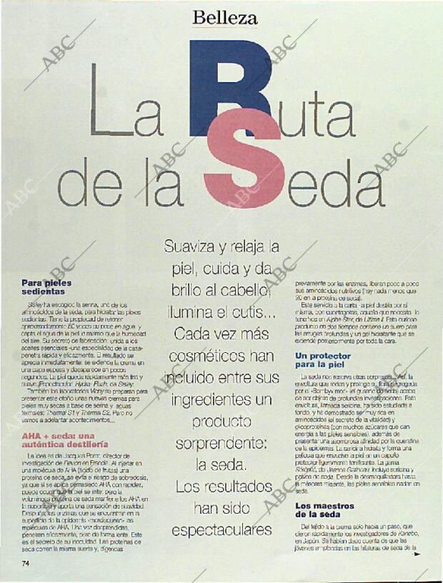 BLANCO Y NEGRO MADRID 03-09-1995 página 74