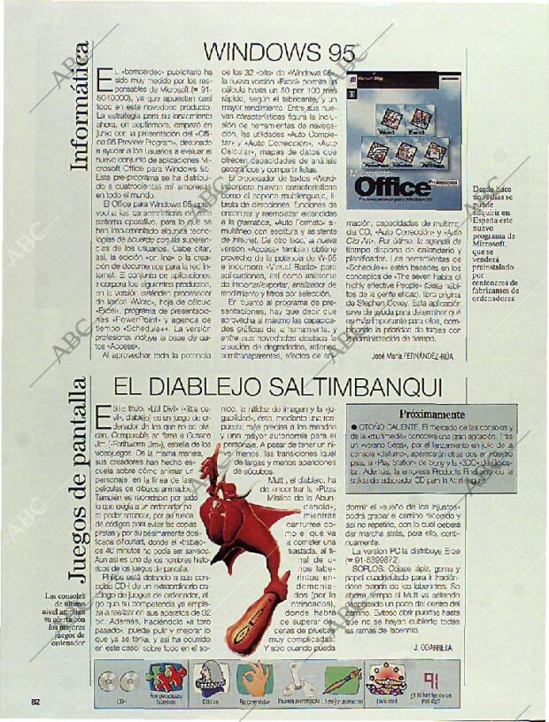 BLANCO Y NEGRO MADRID 03-09-1995 página 82