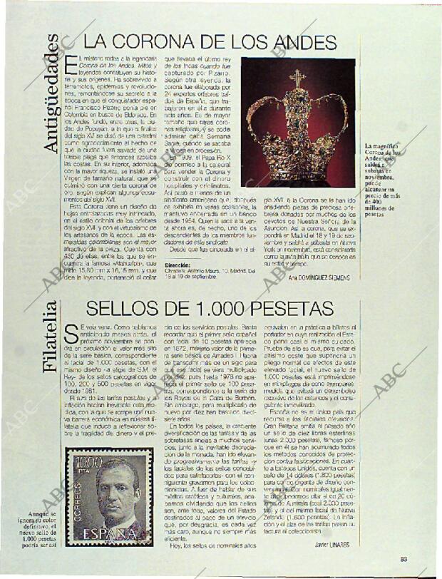 BLANCO Y NEGRO MADRID 03-09-1995 página 83