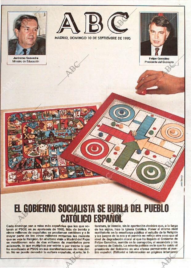 ABC MADRID 10-09-1995 página 1