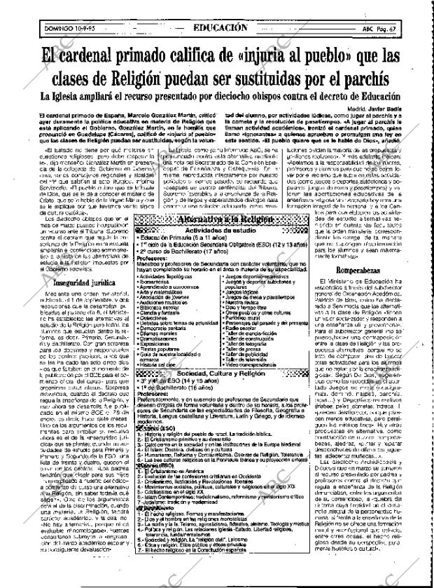 ABC MADRID 10-09-1995 página 67