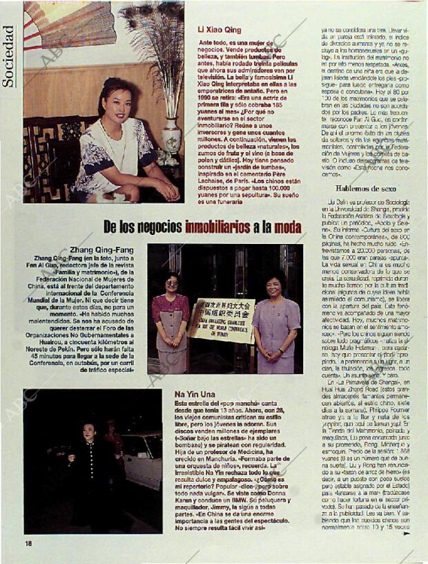 BLANCO Y NEGRO MADRID 10-09-1995 página 18