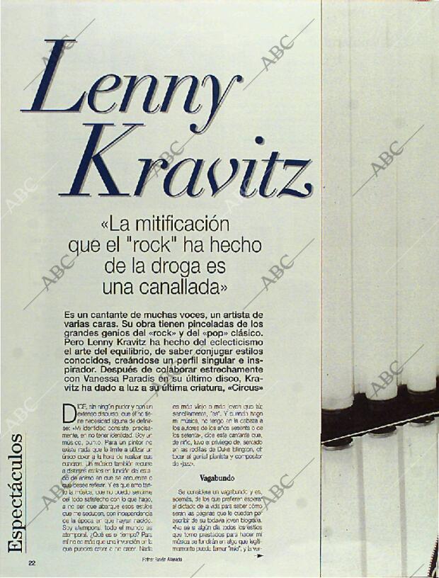 BLANCO Y NEGRO MADRID 10-09-1995 página 22