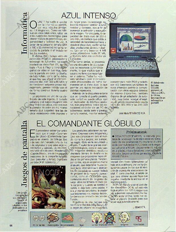 BLANCO Y NEGRO MADRID 10-09-1995 página 86