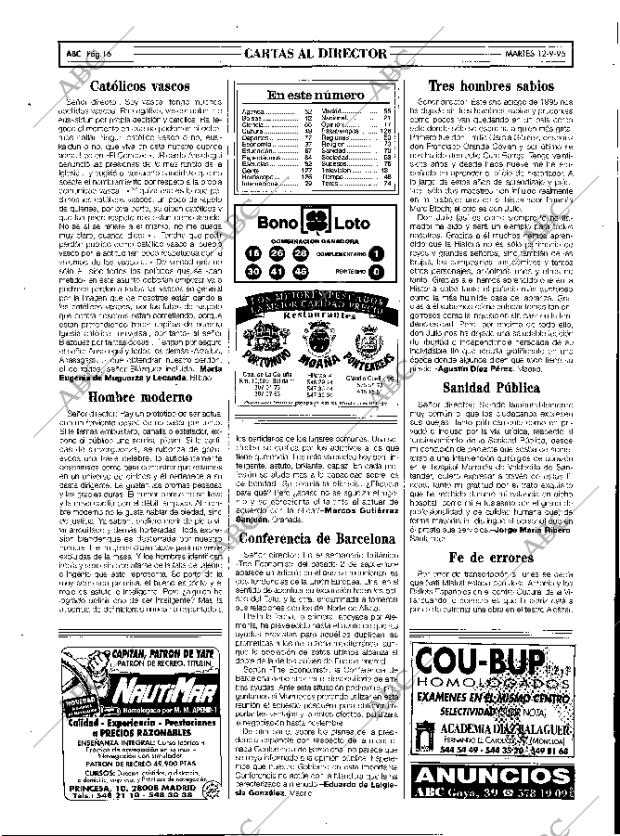 ABC MADRID 12-09-1995 página 16