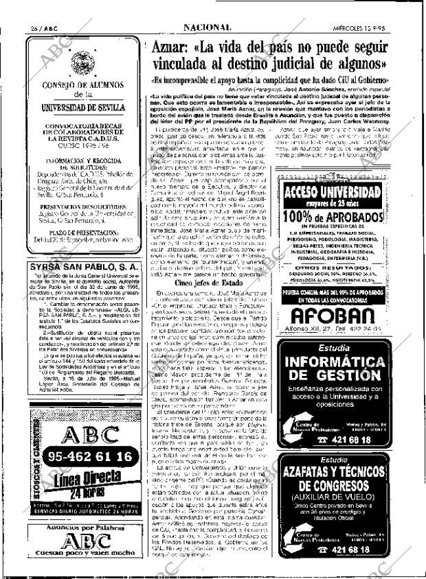 ABC SEVILLA 13-09-1995 página 26