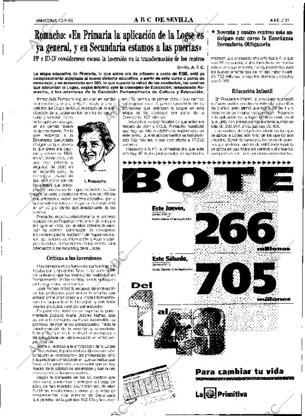 ABC SEVILLA 13-09-1995 página 51