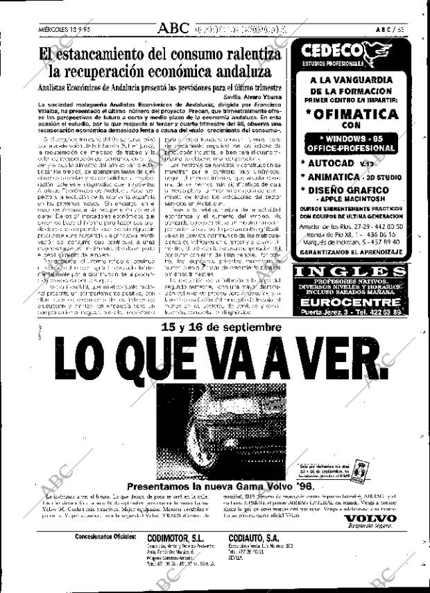 ABC SEVILLA 13-09-1995 página 63