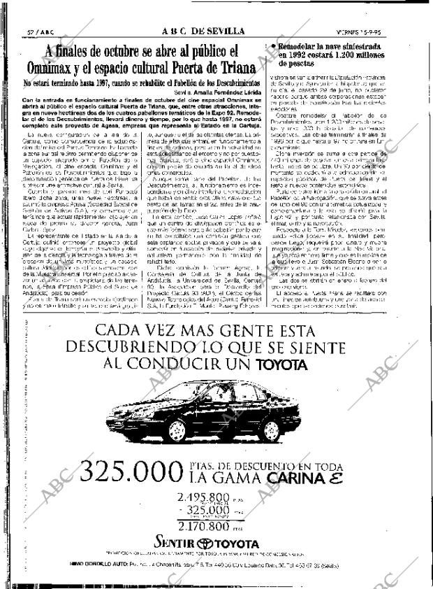 ABC SEVILLA 15-09-1995 página 52