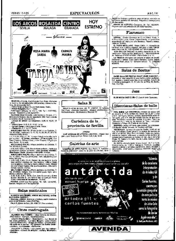 ABC SEVILLA 15-09-1995 página 91