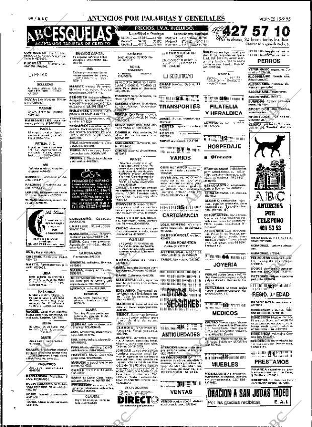 ABC SEVILLA 15-09-1995 página 98
