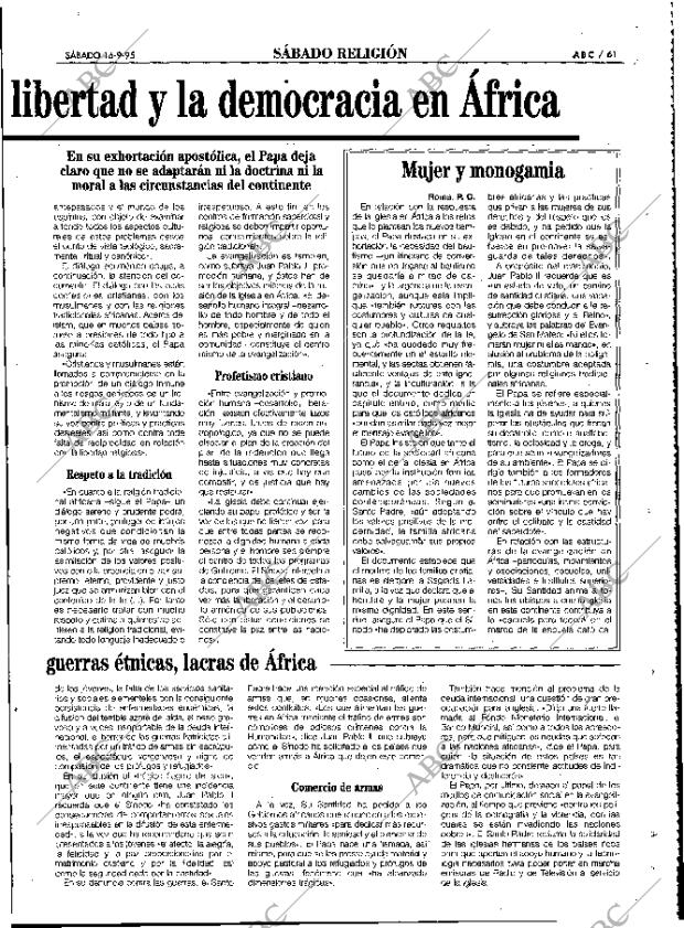 ABC MADRID 16-09-1995 página 61