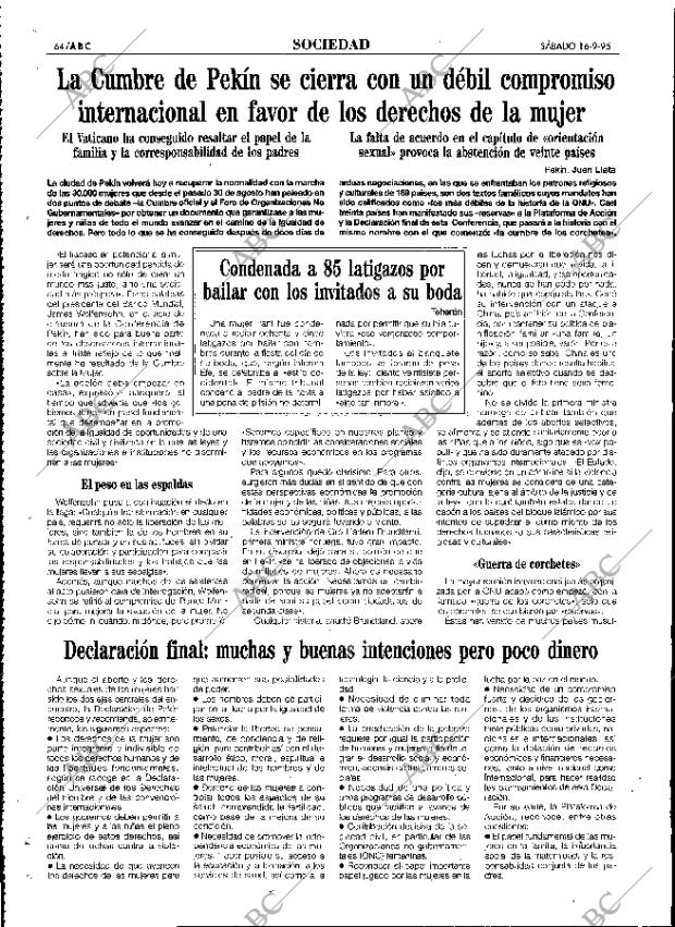 ABC MADRID 16-09-1995 página 64