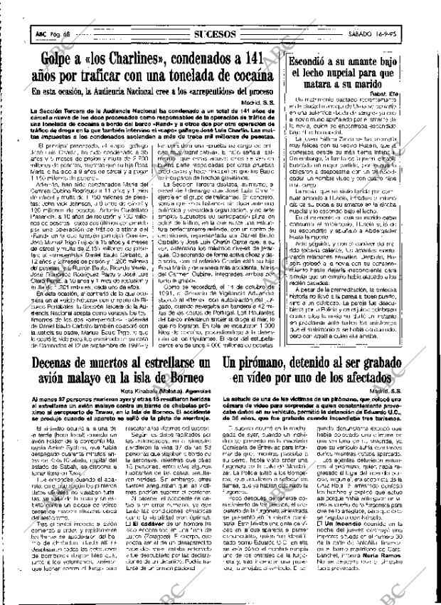 ABC MADRID 16-09-1995 página 68