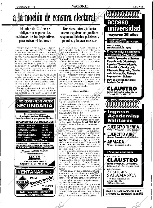 ABC SEVILLA 17-09-1995 página 33