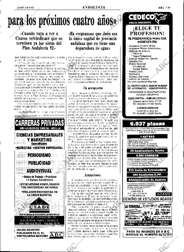 ABC SEVILLA 18-09-1995 página 39