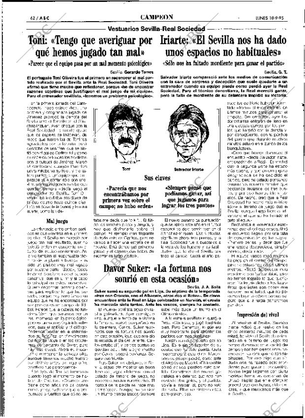 ABC SEVILLA 18-09-1995 página 62