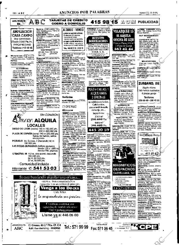 ABC MADRID 19-09-1995 página 100