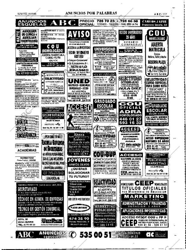 ABC MADRID 19-09-1995 página 117