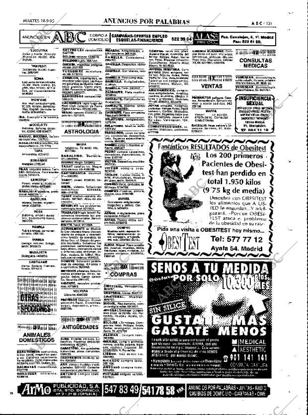 ABC MADRID 19-09-1995 página 121